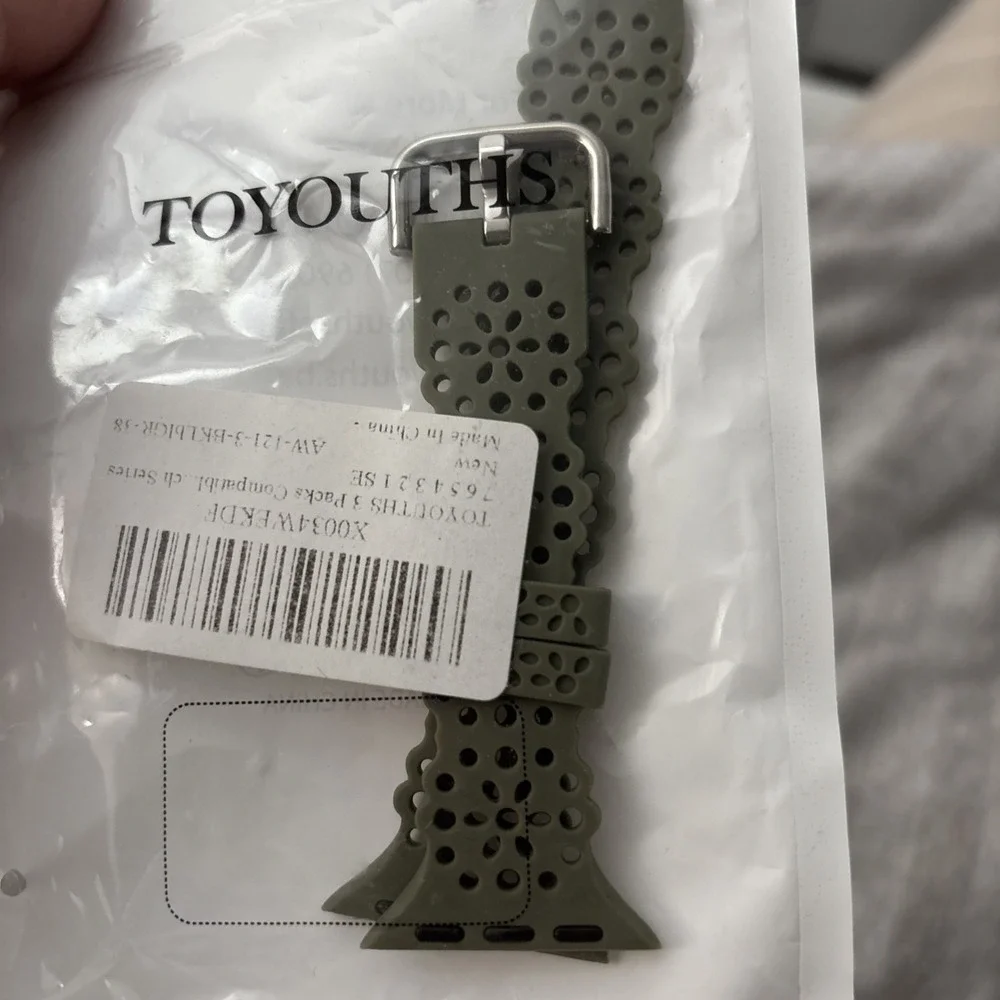 Toyyouths Apple Watch Design Band Olive Green
